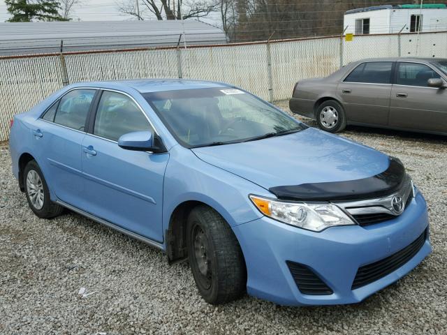 4T1BF1FKXCU629375 - 2012 TOYOTA CAMRY BASE BLUE photo 1