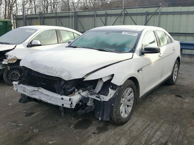 1FAHP2DW4BG142179 - 2011 FORD TAURUS SE WHITE photo 2