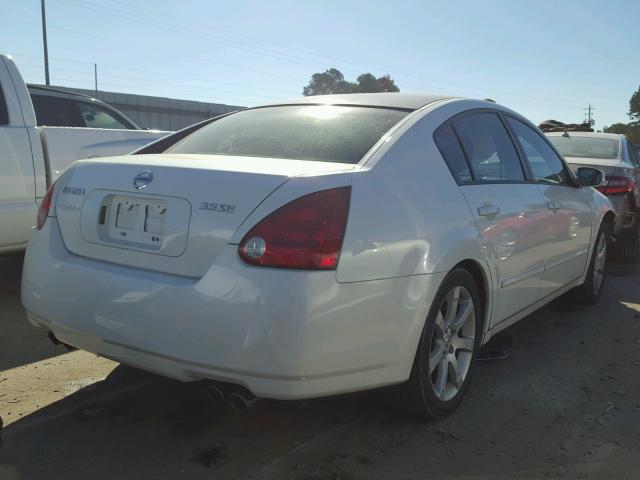 1N4BA41E27C845843 - 2007 NISSAN MAXIMA SE WHITE photo 4