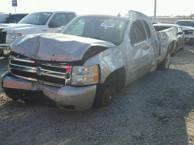 1GCEK19J18Z114145 - 2008 CHEVROLET SILVERADO GRAY photo 2