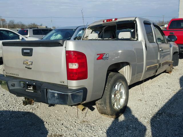 1GCEK19J18Z114145 - 2008 CHEVROLET SILVERADO GRAY photo 4