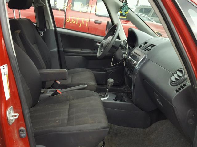 JS2YB5A3XC6304589 - 2012 SUZUKI SX4 BASE RED photo 5