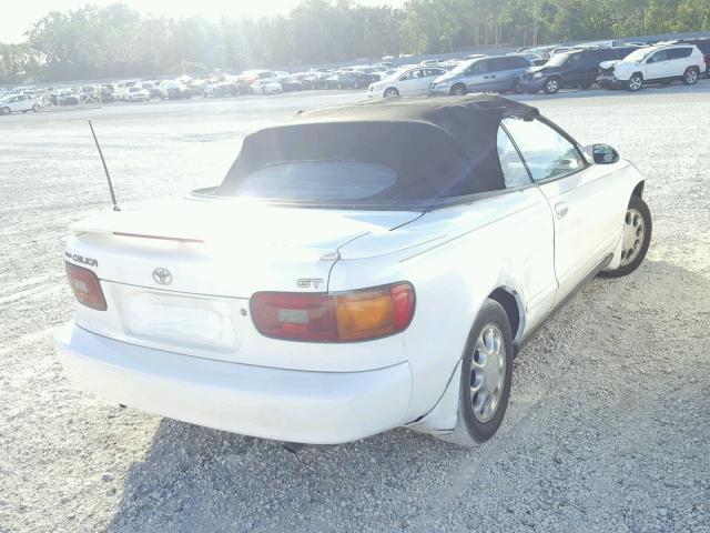 JT5ST87K3P0145917 - 1993 TOYOTA CELICA GT WHITE photo 4