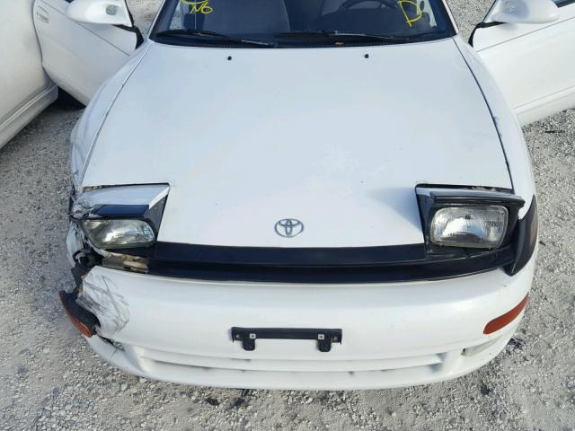 JT5ST87K3P0145917 - 1993 TOYOTA CELICA GT WHITE photo 7