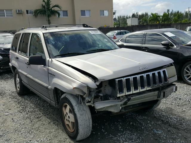 1J4GZ58S8SC526475 - 1995 JEEP GRAND CHER SILVER photo 1