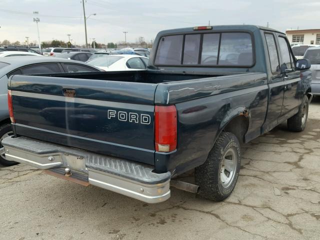 1FTEX15Y1SKB44976 - 1995 FORD F150 GREEN photo 4