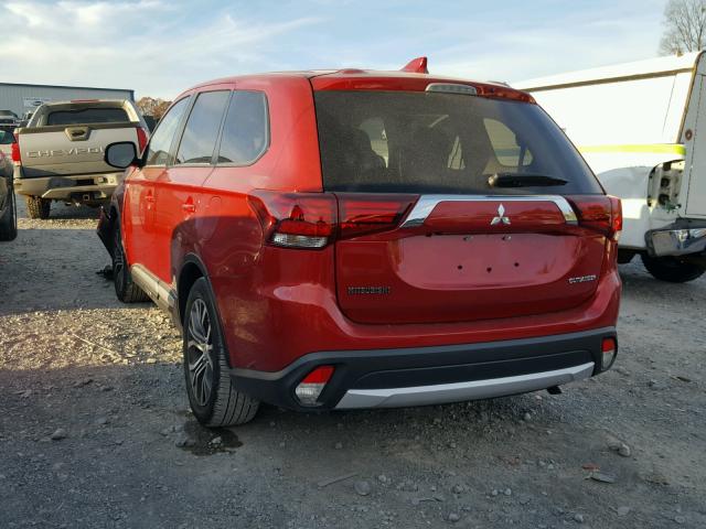 JA4AD2A33HZ005370 - 2017 MITSUBISHI OUTLANDER RED photo 3