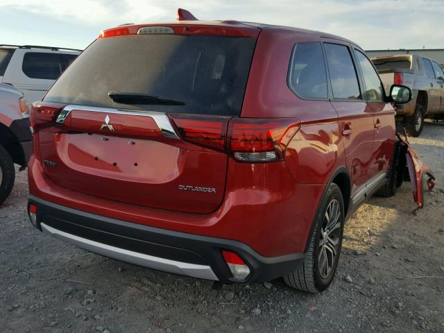 JA4AD2A33HZ005370 - 2017 MITSUBISHI OUTLANDER RED photo 4