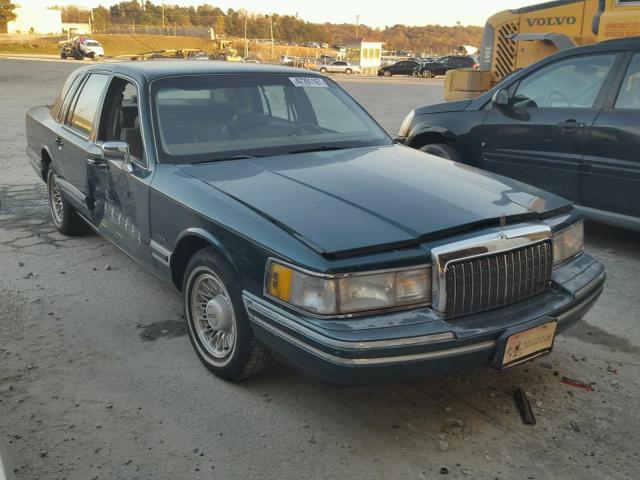 1LNLM82W6PY772334 - 1993 LINCOLN TOWN CAR S GREEN photo 1