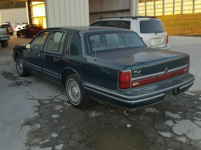 1LNLM82W6PY772334 - 1993 LINCOLN TOWN CAR S GREEN photo 3