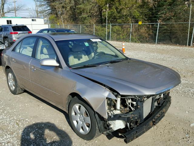 5NPET46C57H256959 - 2007 HYUNDAI SONATA GLS GOLD photo 1