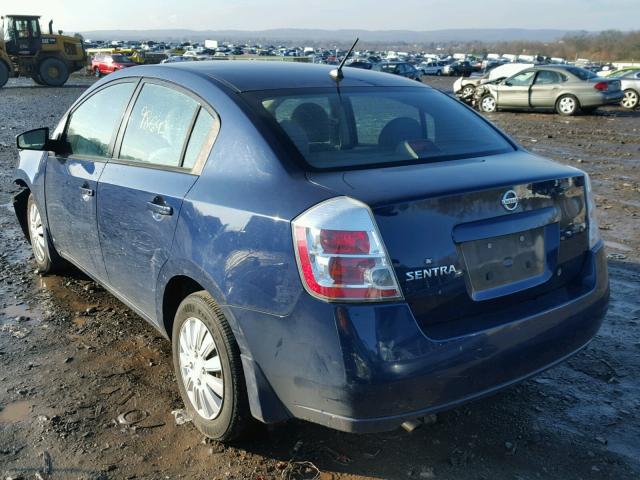 3N1AB61E28L662689 - 2008 NISSAN SENTRA 2.0 BLUE photo 3