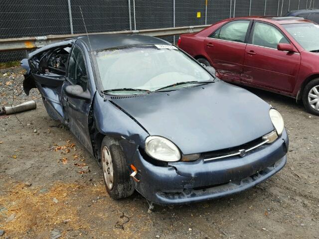 1B3ES46C71D107700 - 2001 DODGE NEON SE BLUE photo 1