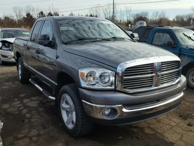 1D7HU18297S258136 - 2007 DODGE RAM 1500 S GRAY photo 1