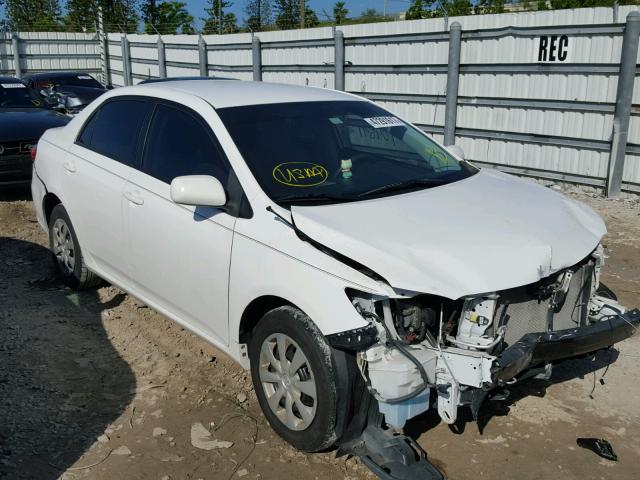 JTDBU4EE1B9125810 - 2011 TOYOTA COROLLA BA WHITE photo 1