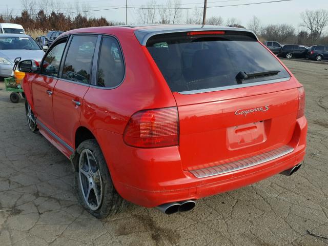 WP1AB29P96LA69978 - 2006 PORSCHE CAYENNE S RED photo 3