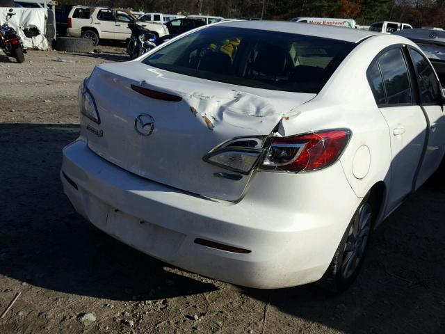 JM1BL1W8XC1597191 - 2012 MAZDA 3 I WHITE photo 9