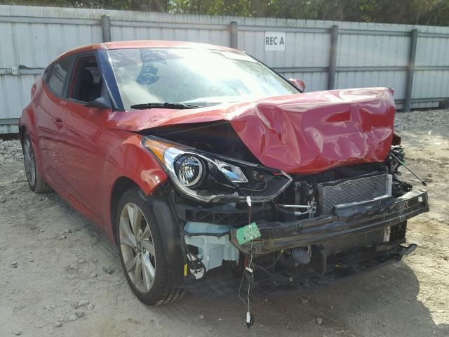 KMHTC6AD5GU274589 - 2016 HYUNDAI VELOSTER B RED photo 1