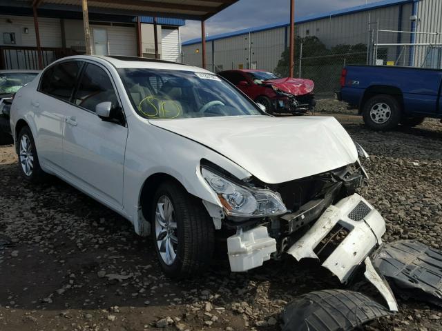 JNKCV61F19M359687 - 2009 INFINITI G37 WHITE photo 1