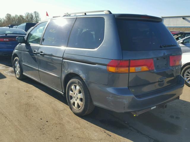 5FNRL18084B056901 - 2004 HONDA ODYSSEY EX CHARCOAL photo 3