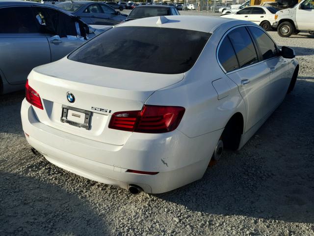 WBAFU7C56BC782088 - 2011 BMW 535 XI WHITE photo 4