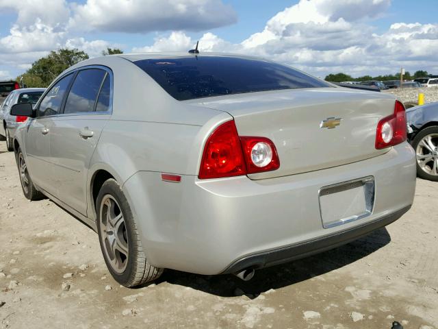 1G1ZC5EB2AF143593 - 2010 CHEVROLET MALIBU 1LT 金色 照片 3