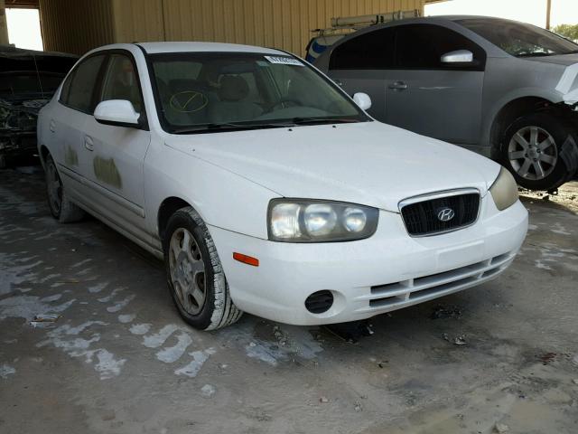 KMHDN45D31U093866 - 2001 HYUNDAI ELANTRA GL WHITE photo 1