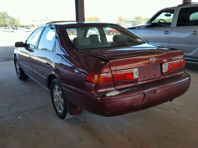 JT2BG22K8Y0482381 - 2000 TOYOTA CAMRY CE MAROON photo 3