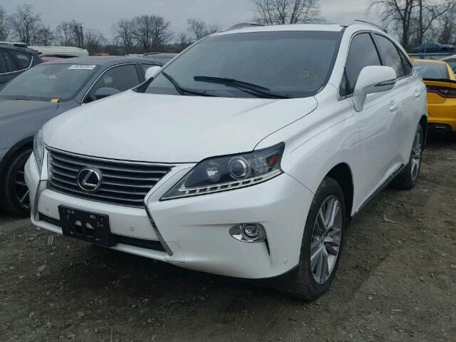 2T2ZK1BAXFC171359 - 2015 LEXUS RX 350 WHITE photo 2