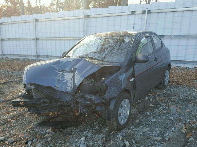 KMHCM36C78U090252 - 2008 HYUNDAI ACCENT GS GRAY photo 2