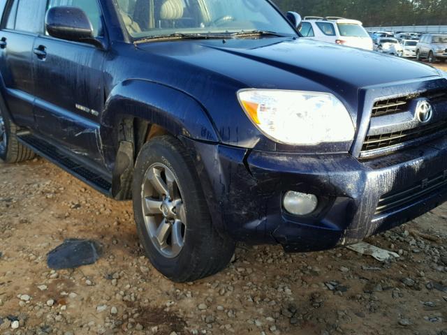 JTEBT17R08K005267 - 2008 TOYOTA 4RUNNER LI BLUE photo 9