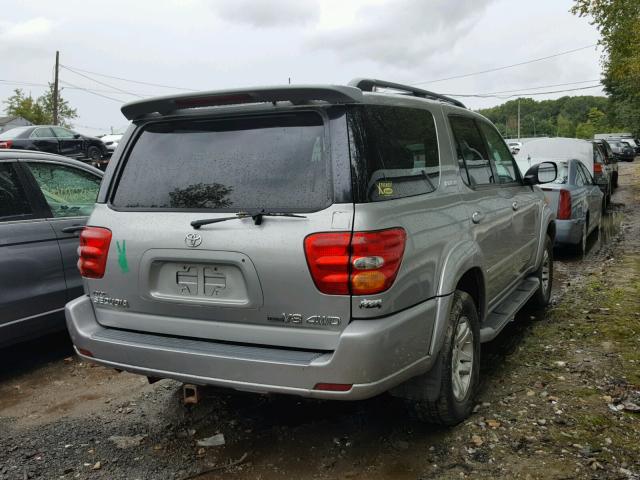 5TDBT48A43S176832 - 2003 TOYOTA SEQUOIA LI BLACK photo 4