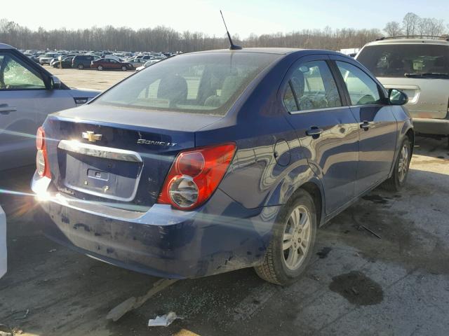 1G1JC5SG9D4112824 - 2013 CHEVROLET SONIC LT 蓝色 照片 4