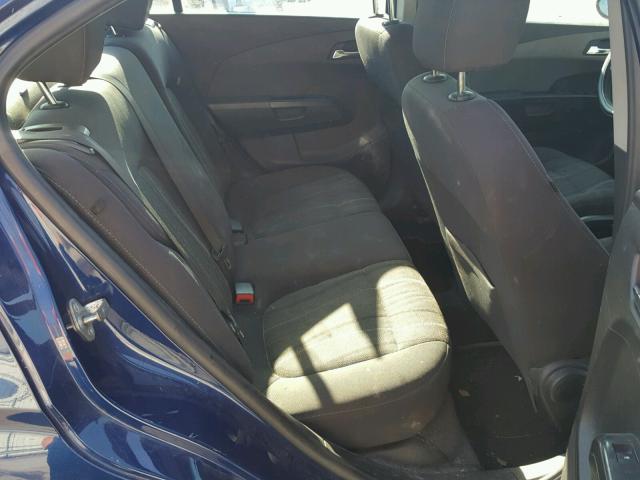 1G1JC5SG9D4112824 - 2013 CHEVROLET SONIC LT 蓝色 照片 6