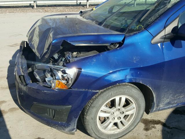 1G1JC5SG9D4112824 - 2013 CHEVROLET SONIC LT 蓝色 照片 9