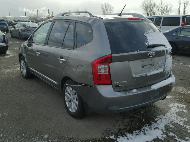 KNAHH8A85C7412275 - 2012 KIA RONDO GRAY photo 3