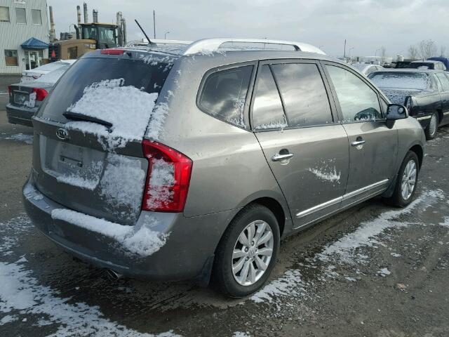 KNAHH8A85C7412275 - 2012 KIA RONDO GRAY photo 4