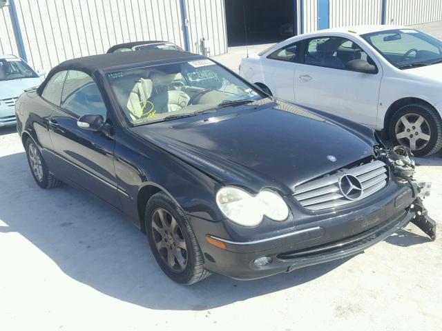 WDBTK65GX4T025670 - 2004 MERCEDES-BENZ CLK 320 BLACK photo 1