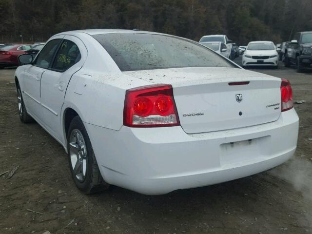 2B3CA3CV3AH309303 - 2010 DODGE CHARGER SX WHITE photo 3