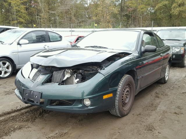 1G2JB12FX37226889 - 2003 PONTIAC SUNFIRE GREEN photo 2