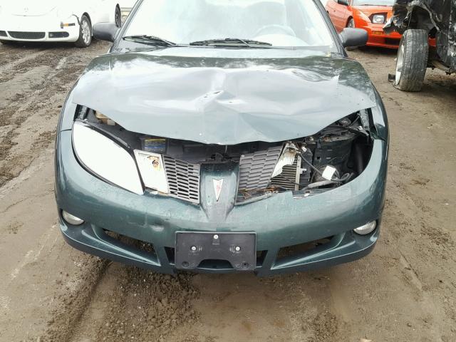 1G2JB12FX37226889 - 2003 PONTIAC SUNFIRE GREEN photo 7