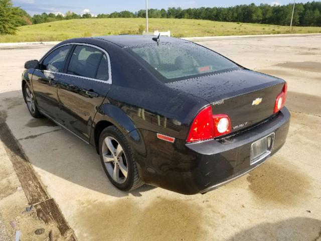 1G1ZC5E15BF280827 - 2011 CHEVROLET MALIBU 1LT BLACK photo 3