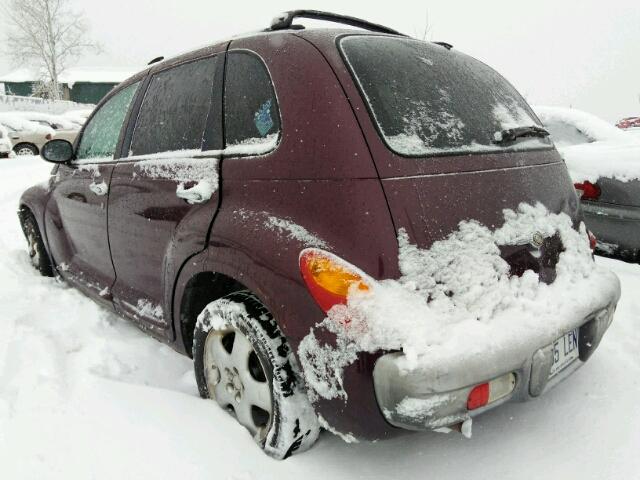 3C4FY48B52T337821 - 2002 CHRYSLER PT CRUISER PURPLE photo 3