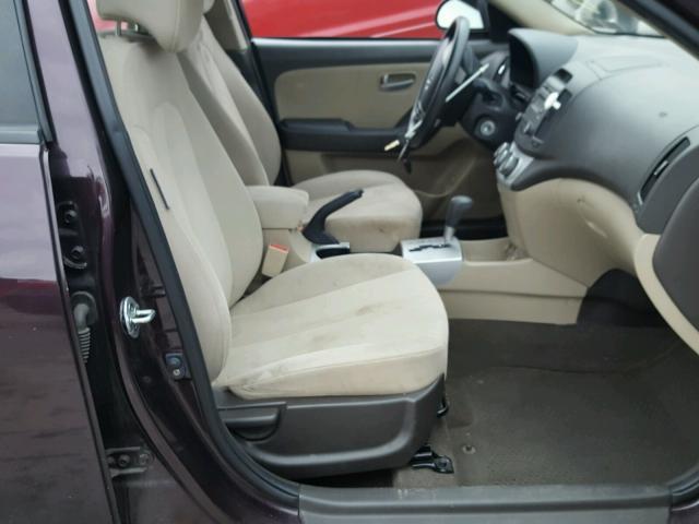 KMHDU46D68U584413 - 2008 HYUNDAI ELANTRA GL PURPLE photo 5