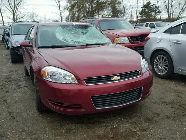 2G1WT58K581366601 - 2008 CHEVROLET IMPALA LT BURGUNDY photo 1