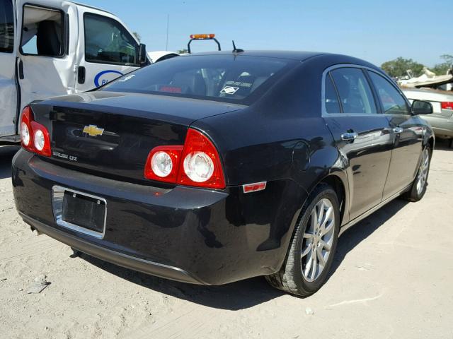1G1ZE5E11BF332318 - 2011 CHEVROLET MALIBU LTZ BLACK photo 4