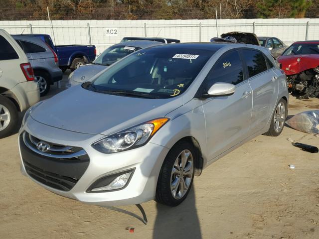 KMHD35LE2DU133270 - 2013 HYUNDAI ELANTRA GT SILVER photo 2