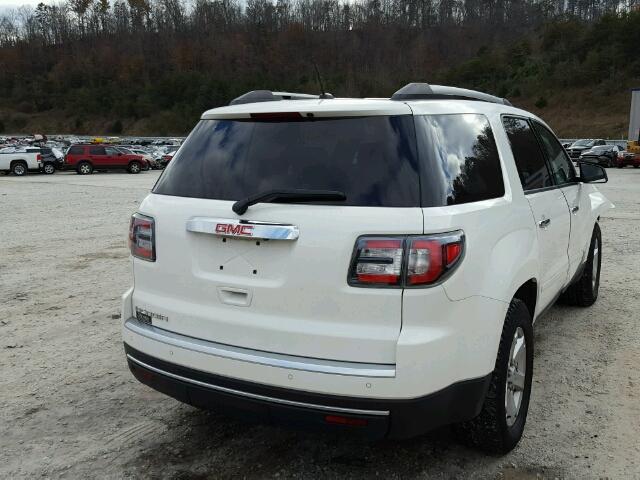 1GKKRPKD0FJ311829 - 2015 GMC ACADIA SLE WHITE photo 4