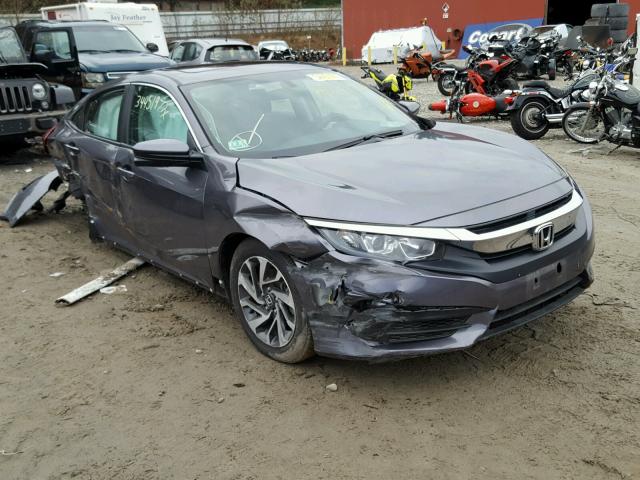 19XFC2F70HE212238 - 2017 HONDA CIVIC EX GRAY photo 1