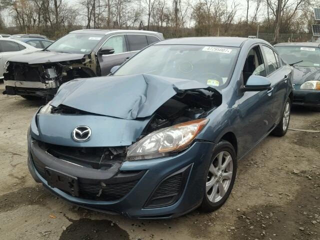 JM1BL1VGXB1375239 - 2011 MAZDA 3 I TURQUOISE photo 2